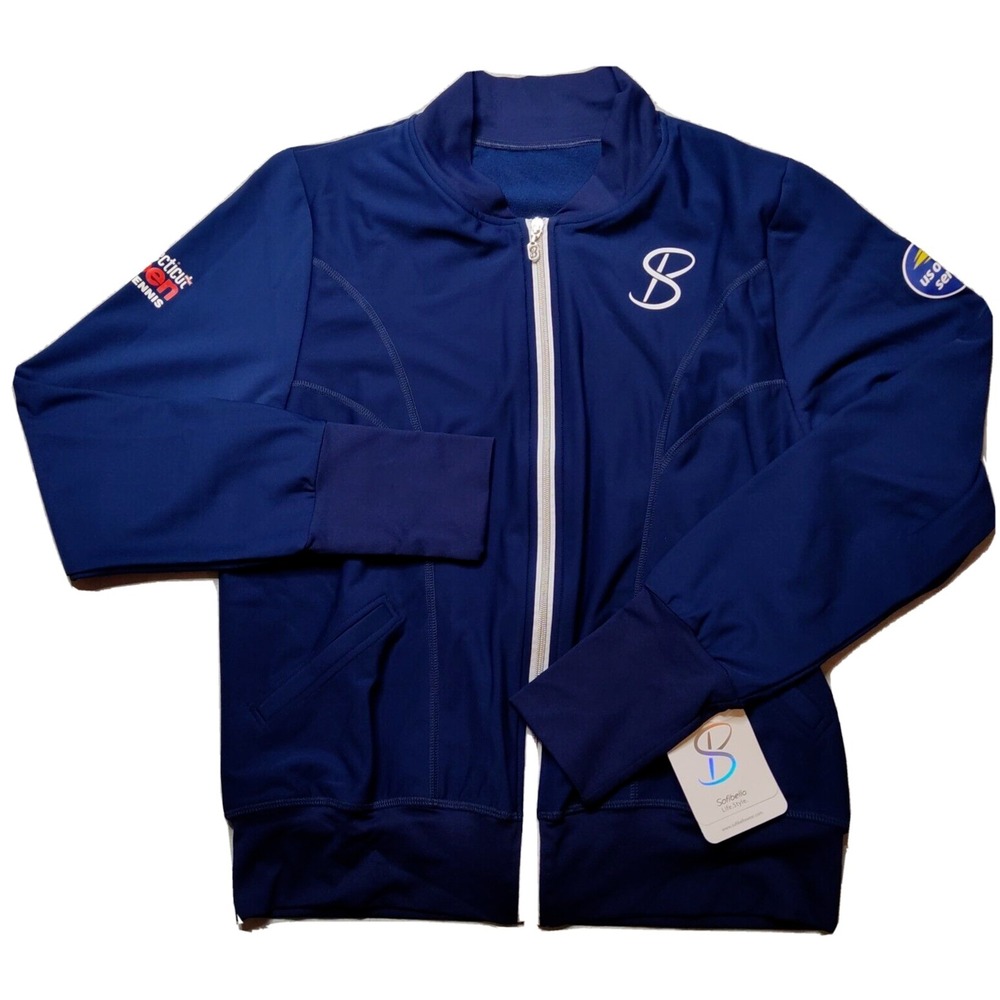 SOFIBELLA US Open Series Connecticut Tennis Women Medium‎ Tailored Bomber NEW